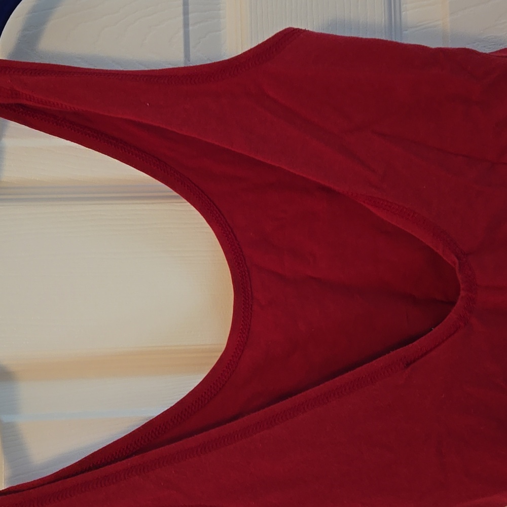NFL Team Apparel Red Shirt SF 49ers - Picture 3 of 4